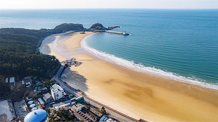 만리포해수욕장